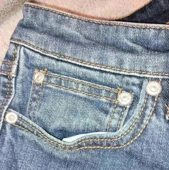 FREE PEOPLE Designer Dark Blue Wash jeans (#114) - Picture 4 of 5